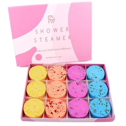 Bombas de chuveiro naturais de venda a quente com óleos essenciais puros