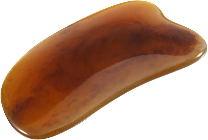 Ferramenta de massagem Amber Gua Sha