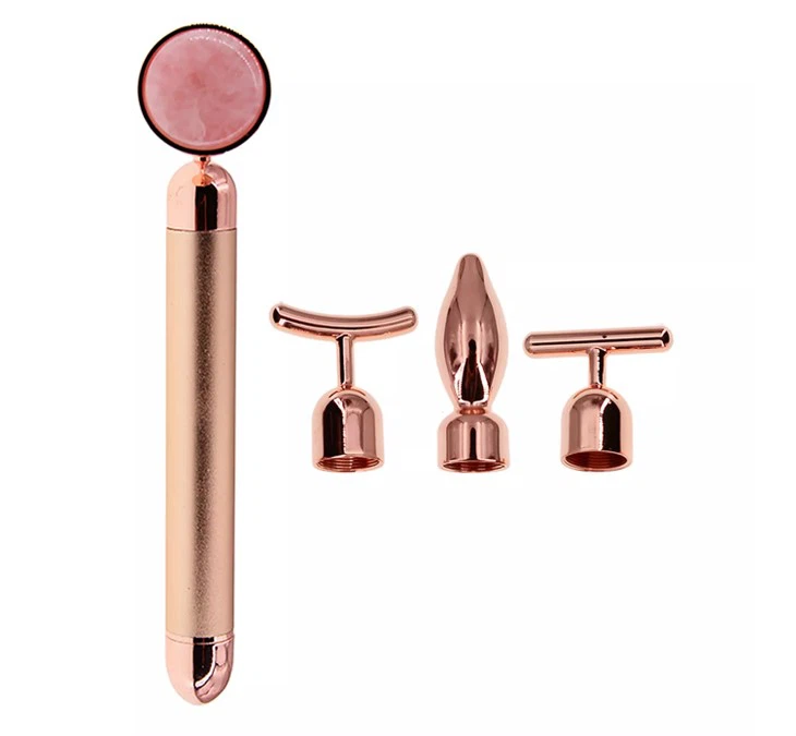 Rolo de jade facial eletrônico natural