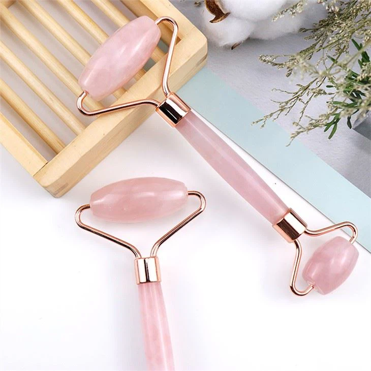 Aliviar o estresse rosa jade roller