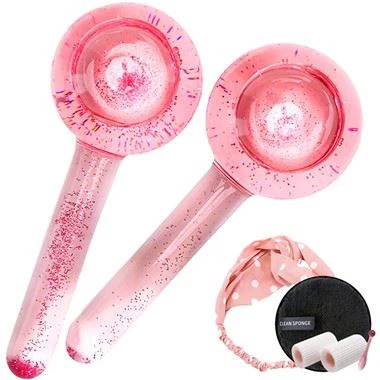 Conjunto de globos de vidro facial 2 unidades para tratamento facial