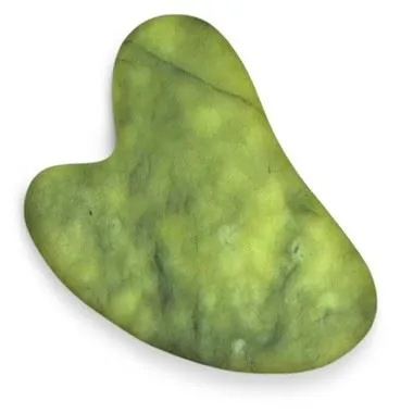 Ferramenta de escultura facial Gua Sha Real Jade