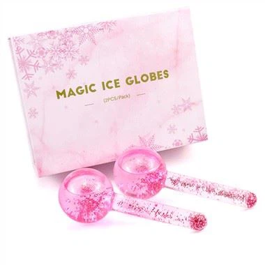 Ferramentas para massageadores de cuidados com a pele de globos de gelo