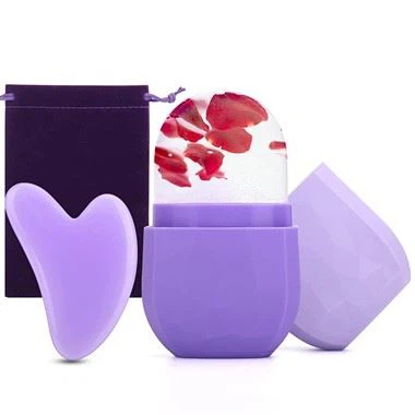 Rolo de gelo para os olhos e pescoço do rosto