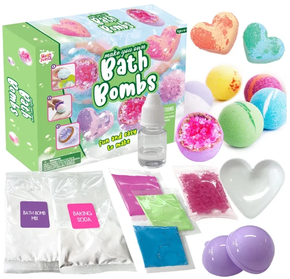 Fazendo o kit de bombas de banho