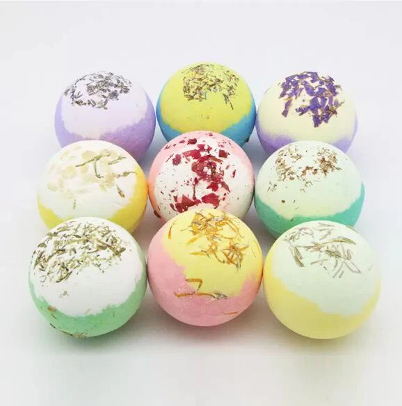 Bomba de banho de flores hidratante para mulheres