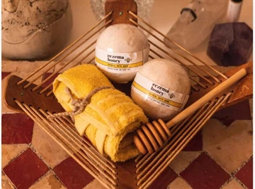 Alguns produtos de bombas de banho adequados para pessoas com pele sensível
