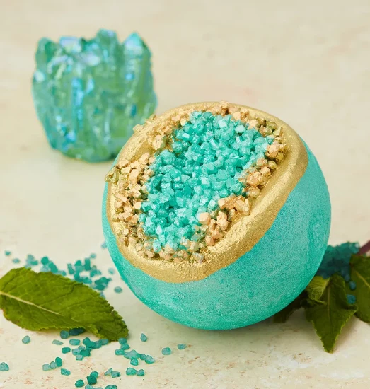 Bombas de banho de cristal