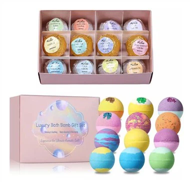 Conjunto de bombas de banho masculinas naturais