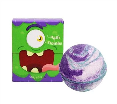 Bombas de banho de Halloween com anéis