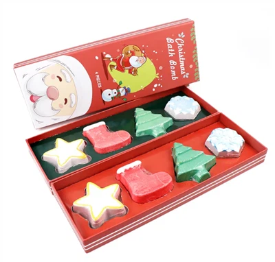Bombas de banho de Natal