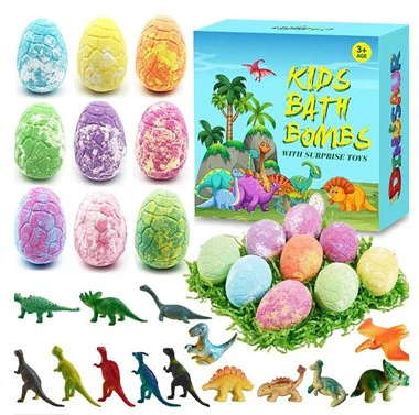 Bomba de banho de ovo de dinossauros para crianças
