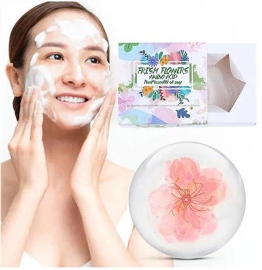 Sabão de aminoácido cristalino transparente