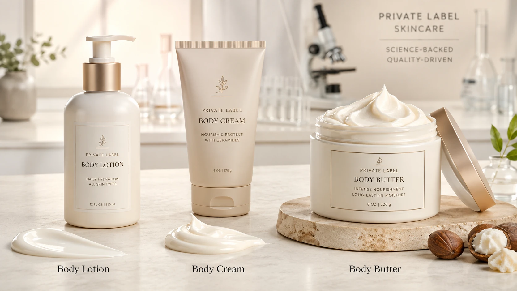 Manteiga Corporal vs Loção Corporal vs Creme Corporal: Qual produto sua marca...