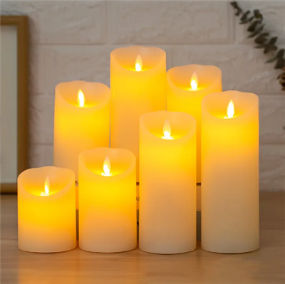Vela perfumada sem chama Wickless Bateria USB elétrica recarregável Bateria Pilar