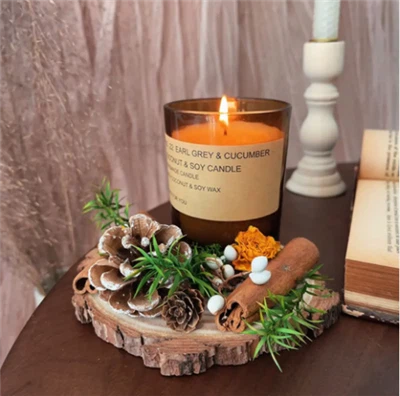 Velas perfumadas de baunilha